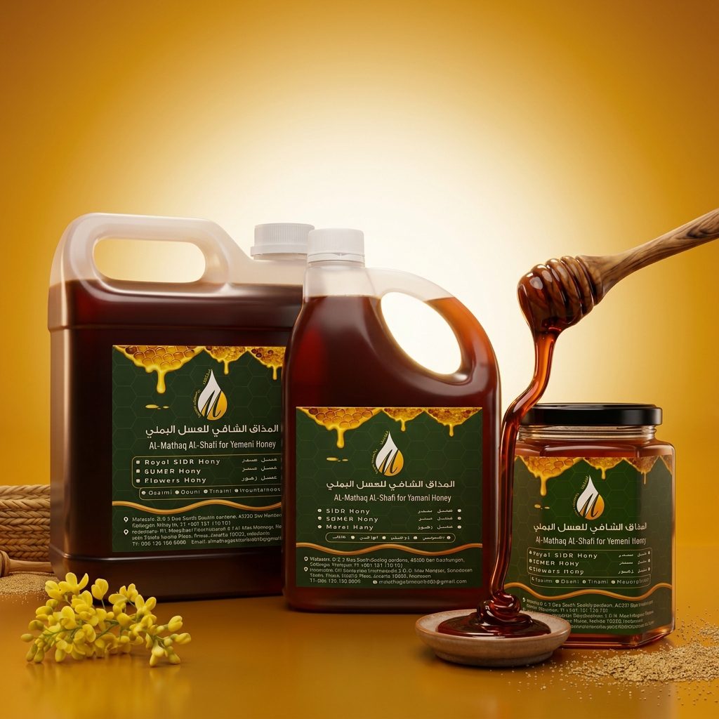 Madu Somor Yemen premium asli — madu acacia Samr pekat dan kuat dari Yemen