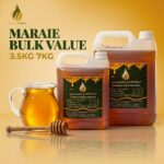 Madu Marai warna amber sederhana — madu multi-floral tulen Yemen