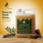 Sudu kayu dengan madu sidr Doani — madu asli 100% tanpa campuran
