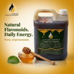 Close-up madu sidr Doani Gred 2 — madu asli 100% tanpa campuran