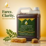 Botol madu sidr Farz warna golden amber daripada Madu Alshafi Malaysia